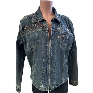 Embroidered Denim Jacket